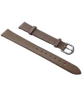 Skórzany pasek do zegarka Bisset 14mm – brudny beż, stalowa sprzączka.jpg